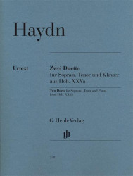 Franz Joseph Haydn: 2 Duets for Soprano, Tenor and Piano (noty na zpěv, klavír)
