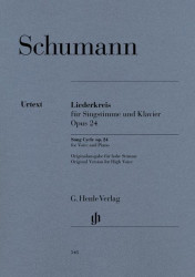 Robert Schumann: Song Cycle Op. 24 (noty na zpěv, klavír)