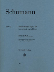 Robert Schumann: Poet's Love Op.48 (noty na zpěv, klavír)
