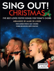 Sing Out! Christmas (noty na sborový zpěv) (+audio)
