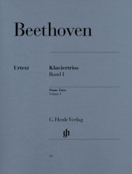 Ludwig van Beethoven: Piano Trios Volume I (noty na housle, violoncello, klavír)