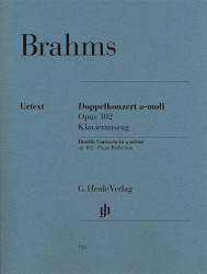 Johannes Brahms: Double Concerto A Minor Op. 102 (noty na housle, violoncello, klavír)