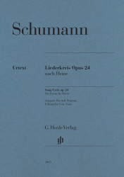 Robert Schumann: Song Cycle op. 24 on Poems by Heine (noty na zpěv, hluboký hlas, klavír)