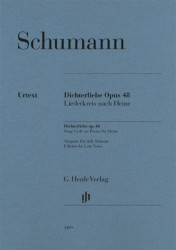 Robert Schumann: Dichterliebe Op. 48 Song Cycle On Poems By Heine (noty na zpěv, hluboký hlas, klavír)