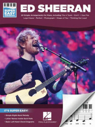 Super Easy Songbook: Ed Sheeran (noty na super snadný klavír)