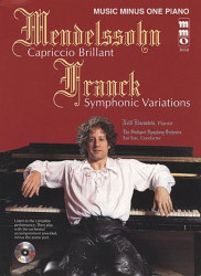 Mendelssohn: Capriccio Brilliant & Franck: Variations Symphoniques (noty na klavír) (+audio)
