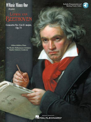 Beethoven: Concerto No. 5 in E-flat Major, Op. 73 (noty na klavír) (+audio)