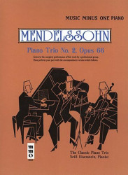 Felix Mendelssohn: Piano Trio No. 2 in C Minor, Op. 66 (noty na klavír, violoncello, housle) (+audio)