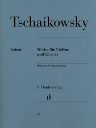 Čajkovskij: Works for Violin and Piano (noty na housle, klavír)