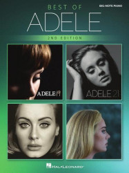 Best of Adele for Big-Note Piano - 2nd Edition (velké noty na snadný klavír)