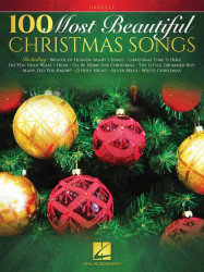 100 Most Beautiful Christmas Songs (noty, melodická linka, akordy na ukulele)