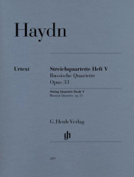 Joseph Haydn: String Quartets Book V, Op. 33 - Russian Quartets (noty pro smyčcový kvartet)