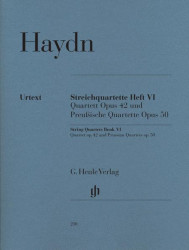 Joseph Haydn: String Quartets Book VI, Op.42 and Op.50 - Prussian Quartets (noty pro smyčcový kvartet)