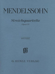 Felix Mendelssohn: String Quartets op. 44, 1-3 (noty pro smyčcový kvartet)
