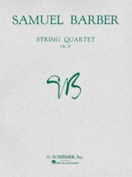 Samuel Barber: String Quartet, Op. 11 - Parts (noty pro smyčcový kvartet)