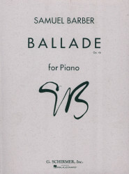 Samuel Barber: Ballade For Piano Op.46 (noty na klavír)