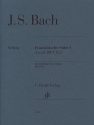 Johann Sebastian Bach: French Suite I in D Minor BWV 812 (noty na klavír)