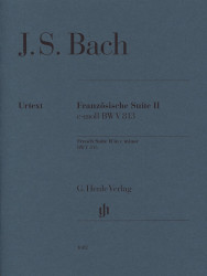 Johann Sebastian Bach: French Suite II in C Minor BWV 813 (noty na klavír)