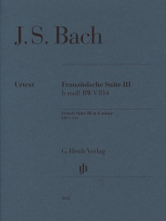 Johann Sebastian Bach: Französische Suite III - D-moll BWV 814 (noty na klavír)