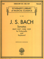 Johann Sebastian Bach: Sonatas For Cello And Keyboard (noty na violoncello, klavír)