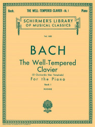 Johann Sebastian Bach: Well Tempered Clavier - Book 1 (noty na klavír)