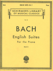 Johann Sebastian Bach: English Suites Book 2 (noty na klavír)
