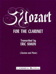 Mozart for the Clarinet (noty na klarinet, klavír)