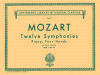 Wolfgang Amadeus Mozart: 12 Symphonies - Book 1: Nos. 1-6 (noty na čtyřruční klavír)