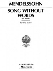 Felix Mendelssohn Bartholdy: Song Without Words (noty na klavír)