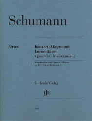 Robert Schumann: Introduction and Concert Allegro, Op. 134 (noty na čtyřruční klavír)