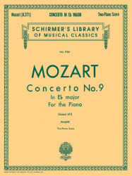 W.A. Mozart: Concerto No. 9 in Eb, K.271 (noty na čtyřruční klavír)