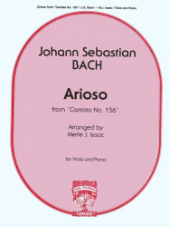 Johann Sebastian Bach: Arioso (noty na violu, klavír)