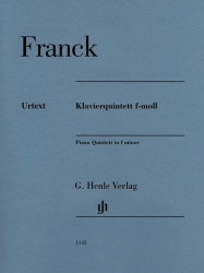 César Franck: Piano Quintet F Minor (noty pro smyčcový kvartet, klavír)