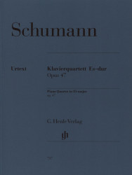 Robert Schumann: Piano Quartet In E Flat Op. 47 (noty na housle, violu, violoncello, klavír)