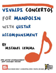 Vivaldi Concertos For Mandolin (noty na mandolínu, kytaru)