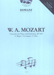 W.A. Mozart: Concerto KV 467 in C major (noty na klavír) (+audio)