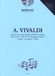 Antonio Vivaldi: Concerto Op. 10 No. 1 RV 433 La tempesta di mare in F major (noty na příčnou flétnu, klavír) (+audio)