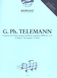 Georg Philipp Telemann: Concerto G-major TWV 51:G9  in G Major (noty na violu, klavír) (+audio)