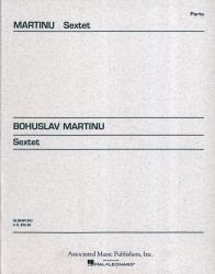Bohuslav Martinů: Sextet - Parts (noty na housle, violu, violoncello, kontrabas)