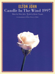 Elton John: Candle in the Wind 1997 (noty na klavír, zpěv, akordy)