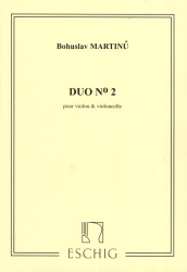 Bohuslav Martinů: Duo N. 2 (noty na housle, violoncello)