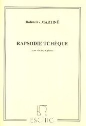 Bohuslav Martinů: Rhapsodie Tcheque (noty na housle, klavír)