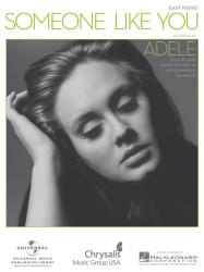 Adele: Someone Like You (noty na snadný klavír)