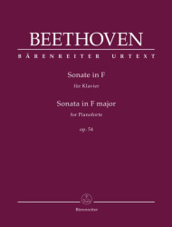 Beethoven: Sonata In F Major Op. 54 (noty na klavír)