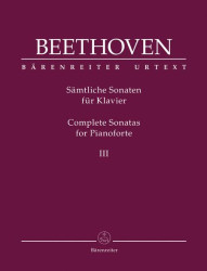 Beethoven: Complete Sonatas for Pianoforte III (noty na klavír)