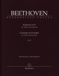 Beethoven: Concerto In D Op.61 For Violin and Orchestra (noty na housle, klavír)