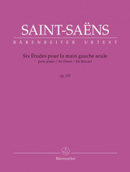Camille Saint-Saëns: Six études pour la main gauche seule op. 135 (noty na klavír)
