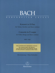 J.S. Bach: Concerto in E major BWV 1042 (noty na housle, klavír)