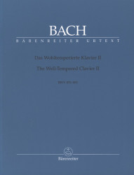J.S. Bach: The Well-Tempered Clavier II - BWV 870-893 (noty na klavír)