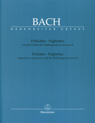 J.S. Bach: Preludes and Fughettas (noty na klavír)